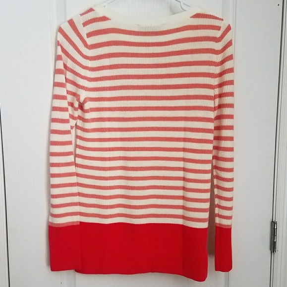 ANN TAYLOR STRIPED BANDED SWEATER SIZE SMALL - Picture 4 of 5